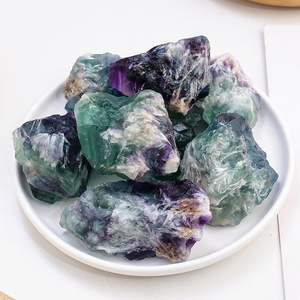 Pierre brute de fluorite naturelle en plumes, magnifiques pierres pour la décoration intérieure, cristal de guérison et cadeau idéal pour les fêtes - Product Image 5