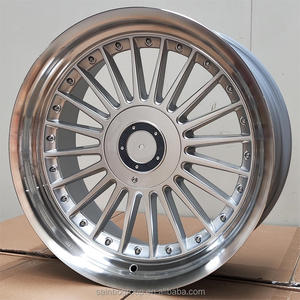 F881803 18x8,5 18x10 19x8,5 19x10 Silver Machine Lip Alta calidad Sainbo <span class=keywords><strong>Riims</strong></span> Mags Old School Classic Car Ruedas de aleación de aluminio - Product Image 3