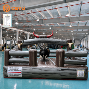 Ceyu Western Rodeo : Arène <span class=keywords><strong>gonflable</strong></span> de rodéo, clôture de corral, décoration tête de mort et cornes de cowboy, équipement de rodéo mécanique pour fêtes - Vente en gros directe usine - Product Image 1