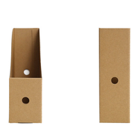 Présentoir de table pliable en carton ondulé personnalisé Yindian pour brochures, format A4/A5/DL, en carton recyclé
