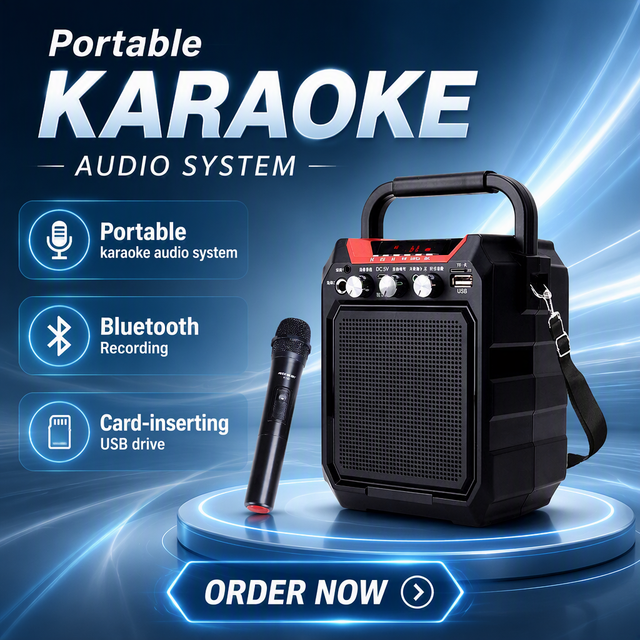 Portable Handheld Remote Control Bass Wireless for 5.0 Speaker Built-in Mic Home Theatre Karaoke Microphone 3000-5000mAh