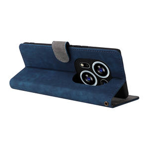 Pour Infinix <span class=keywords><strong>Tecno</strong></span> <span class=keywords><strong>Phantom</strong></span> <span class=keywords><strong>X2</strong></span>, <span class=keywords><strong>Phantom</strong></span> <span class=keywords><strong>X2</strong></span> <span class=keywords><strong>Pro</strong></span> Étui de Téléphone à Rabat en PU Portefeuille Dragonne avec Porte-Cartes de Crédit - Product Image 4