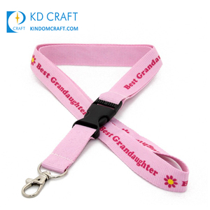 High Quality No Minimum Order Cheap Custom Personalized <strong>Breakaway</strong> Black Silk Screen Printed <strong>Lanyard</strong> - Product Image 4
