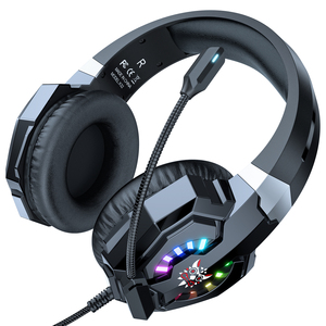 ONIKUMA X32 PC Gaming Headset Wired <b>USB</b> Stereo Headset with Light Emitting Diode Microphone for Sports and Aviation - Product Image 5