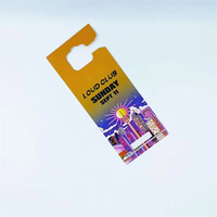 Pas cher Alien Brochure serrure de porte crochet poignée de porte publicité insérer carte de stationnement porte accrocher flyer impression de Production personnalisée
