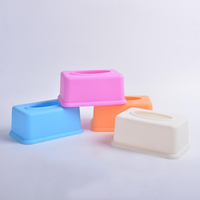 Boîte cube en plastique souple, prix de gros, tissu en papier coloré léger, personnalisé pour chambre à coucher