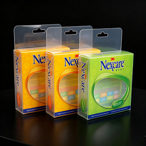 Boîte en plastique pliable personnalisée, recyclable, transparente CMYK, boîtes transparentes pliables en APET/PVC, emballage cadeau recyclable - Product Image 1