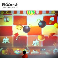 Mur interactif Smash Ball jeux de projection interactifs aire de jeux intérieure