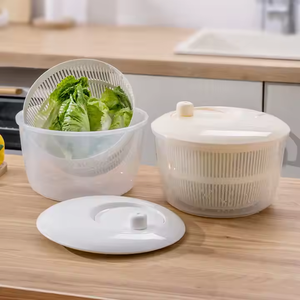 Salad Vegetable Dehydrator Kitchen Multifunctional Dishwashing Draining <b>Basket</b> Fruit Dumping Machine Fruit And Vegetable - Product Image 4