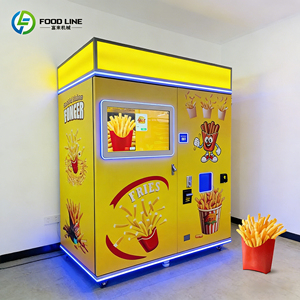 Máquina Expendedora de Comida Rápida Totalmente Automática, Máquina para Hacer Hamburguesas y Papas Fritas para Negocios - Product Image 6