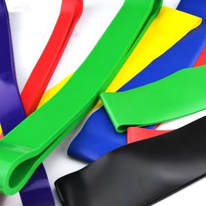 Ensemble de bandes de résistance Lot de 5 bandes élastiques à différents niveaux Home Gym Long Exercise <span class=keywords><strong>Resistance</strong></span> Band avec logo - Product Image 3