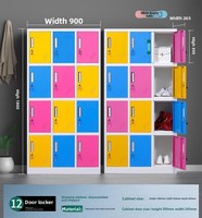 Casier de rangement et vestiaire stable en plastique ABS pour entrepôt et atelier