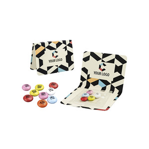 Dulces con mensaje personalizado para fiestas Cioco con logo personalizado para eventos promocionales - Product Image 1