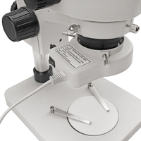 SZM45-B1 Stereo Zoom Binocular Microscope with Light LED Lamp Magnification 7-45x