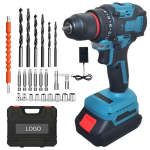 ชุดเครื่องมือสว่านไร้แปรงถ่านขนาดเล็ก21V ปรับแต่งได้ตามต้องการแบตเตอรี่ลิเธียมไร้แปรงถ่านไร้สาย - Product Image 1