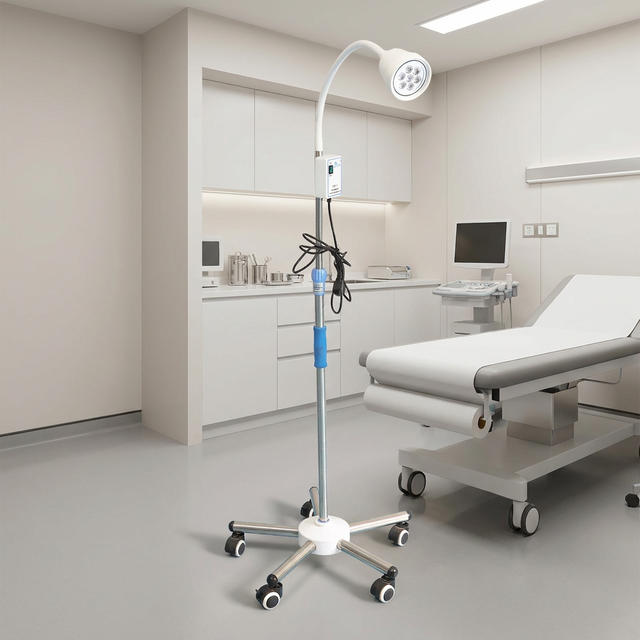 LED Mobile Surgical Light Medical Examination Lamp with Goose Neck for Hospital Operations Premium Quality Operation Lighting