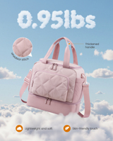 Sac à déjeuner LOVEVOOK pour femmes, boîte à lunch isotherme rembourrée pour femmes avec porte-gobelet, sacs à déjeuner à double étage, boîte à lunch rose pour femmes