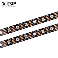 Bande LED RVB adressable HD107S, 60 LED/m, 5V, 28kHz, éclairage LED parfait pour les façades multimédias, la production scénique et l'éclairage
