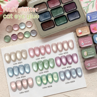 Fruit Platter Cat Eye Gel Serie Nieuwe Avocado Groene Druif Paarse Cat Eye Gel voor Nagelsalons