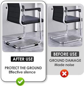 <span class=keywords><strong>Chaise</strong></span> en porte-à-faux avec ensemble de <span class=keywords><strong>feutre</strong></span>, planeurs de meubles universels, diamètre 24-25mm pour chaises pivotantes pour stratifié - Product Image 5