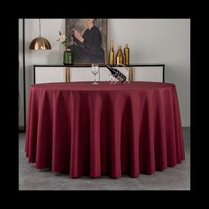 Wholesale <b>Round</b> Wedding <b>Table</b> Cloth Waterproof Party White <b>Tablecloth</b> <b>for</b> Banquet Events - Product Image 5