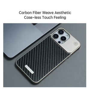 Funda de Aluminio con Patrón de Fibra para Teléfono Móvil con Aromaterapia, Compatible con iPhone 11-15 y Find X6 Pro, Fabricada en Aluminio y PC, Incluye Funda para Teléfono - Product Image 4