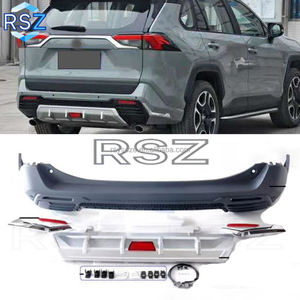 Piezas de automóviles RAYSEZE para Toyota <span class=keywords><strong>RAV4</strong></span> 2019 2020 <span class=keywords><strong>2022</strong></span>, Kit de Carrocería deportiva mejorada, difusor de parachoques trasero delantero modificado - Product Image 6