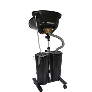 Lavabo de Plástico para Champú con 2 Cubetas, Bandeja Portátil para Lavar el Cabello, Ajustable, Mueble de Salón, Uso Doméstico - Product Image 5