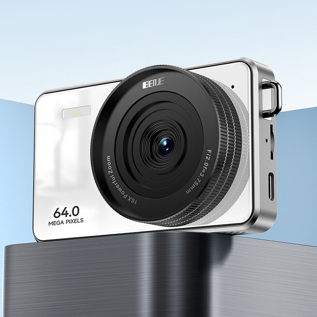 BENJIE A8 Mini Portable Digital IPS Camera 2.7K Resolution 128GB Storage for Students and Travelers Price