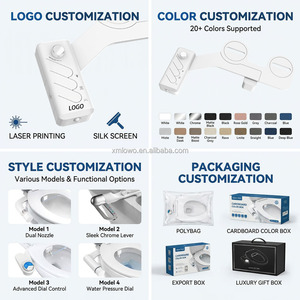 Inodoro Inteligente Autolimpiante Sin Electricidad con Bidé, Luz Nocturna y Presión Ajustable para Baño <span class=keywords><strong>de</strong></span> Hotel, Logotipo Personalizado OEM - Product Image 2