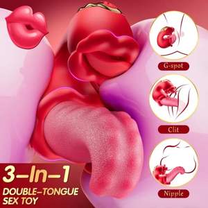 Medusa 2'si 1 Arada Dil Yalama Vibratörü G Noktası Klitoral Stimülatör Yapay Penis Güçlü Salınım Kadınlar İçin Dil Vibratörü Seks Oyuncakları - Product Image 4