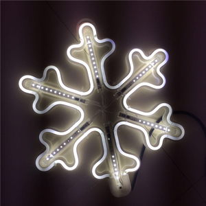 Flocon de neige KTV fête <span class=keywords><strong>d</strong></span>écoration scène magasin atmosphère extérieur sol 220V magasin mur monté enseigne LED enseignes au néon - Product Image 1