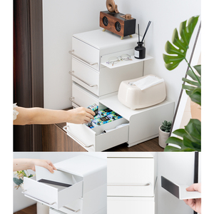Organizzatore per Cassetti Impilabile Premium, Scatola di Stoccaggio in Metallo per Ingresso, Consolle, Piano Cucina, <span class=keywords><strong>Organizzazione</strong></span> Domestica - Product Image 2