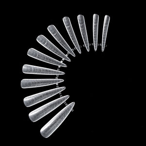120pcs 3D Snake Stiletto <b>Nail</b> Dual Forms Full Attached Gel <b>Extension</b> Mold Tips for <b>Nail</b> Design - Product Image 3