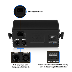 280PCS LED RGB Bright Stage Lighting Strobe <strong>Blinder</strong> Spotlights and DJ Disco Lights with DMX Control - Product Image 4