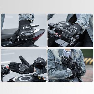 قفازات سباق الدراجات النارية, قفازات صليب لقيادة الدراجات والموتوسيكلات مانعة للانزلاق ومزودة بحماية كاملة - Product Image 4