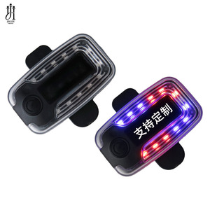 Luce di Emergenza Lampeggiante Rossa e Blu LED Luce Stroboscopica da Spalla - Product Image 1