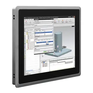 कैपेसिटिव टचस्क्रीन टर्मिनल dc12v USB RJ45 rs232 फ़नलएस ऑटोमेशन औद्योगिक एम्बेडेड पीसी