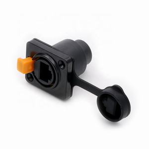 Connecteur réseau RJ45 à montage sur écran plat étanche Adaptateur RJ45 <span class=keywords><strong>Plug</strong></span> and Play Prises de châssis femelles IP65 - Product Image 2