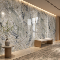 Pierre frittée de haute qualité et durable 800x2600mm, épaisseur 9mm, pour éviers, meubles-lavabos de salle de bain et repas en extérieur