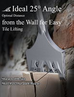 Ciseau à sculpter SDS Plus KAFUWELL CR5101 25 °   Marteau perforateur rotatif pour la démolition, pour enlever les carreaux et l'adhésif du béton