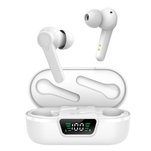 Earbuds nirkabel X3, Earphone Bluetooth mendukung ANC & ENC dalam satu telinga Pods tampilan baterai LED