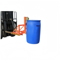 500kg 1000kg 1500kg 2000kg Grappin simple pour fûts d'huile, type monté, accessoire pour chariot élévateur, élévateur de fûts pour acier et plastique