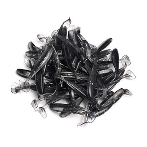 Aotuo Leurre souple bionique multicolore à queue en T de 0,4 g et 4 cm <span class=keywords><strong>pour</strong></span> la micro-pêche au bar, très vendu - Product Image 4