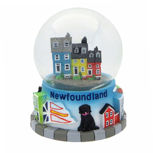 Globe à neige promotionnel en résine avec motif feuille d'érable canadienne, animal domestique et véhicule, souvenir cadeau, vente en gros - Product Image 3