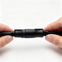 Connecteur de faisceau de câblage circulaire 3 broches plaqué or OEM ODM pour applications automobiles et aéronautiques, idéal pour les capteurs