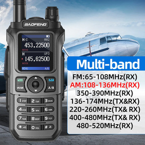 Baofeng Uv 21 Pro Walkie Talkie Multi Band Air Band Aviation Outdoor Use With Type C Charging And One <b>Button</b> Frequency Pairing - Product Image 1