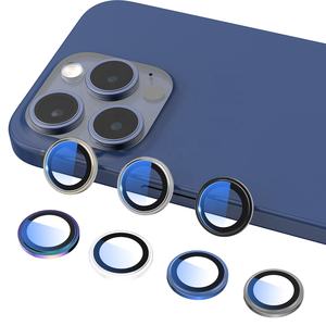 ฟิล์มกระจกหน้าจอกระจกสำหรับกล้องหลังไพลินดีไซน์ใหม่ iPhone 15 PRO MAX ตัวป้องกันเลนส์ - Product Image 6