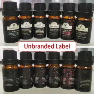 Rosemary minyak esensial ekstrak tanaman minyak aromaterapi penyebar parfum wangi Esens kualitas Premium untuk pelembap