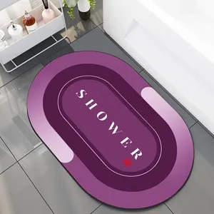 Graceline Novo design Capa Lavável Tapete do Assoalho Tapetes Tapete Do Banheiro Decoração Não-Slip Macio Absorvente Bathmat